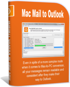 Mac Mail à la boîte de vista d'Outlook